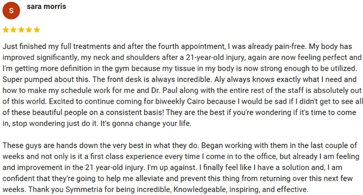 Chiropractic Arlington WA Sara Morris Testimonial Chiropractic Arlington WA Sara Morris Testimonial